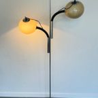 Vintage Dijkstra Dubbele Boog Vloerlamp thumbnail 6