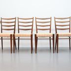 Set Van 4 Vintage Eetkamerstoelen Pastoe St 09 thumbnail 3