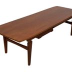 Vintage Salontafel Teak Fineer Jaren 60 Design thumbnail 12