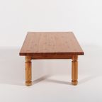 Pine Coffee Table By Sven Larsson, Sweden 1960s thumbnail 6