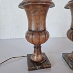 2 Marmeren Urnvormige Tafel Lampen Klassiek thumbnail 7
