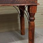 Vintage Grote Xl Oosters Sidetable Console Tafel, 174 Cm thumbnail 7