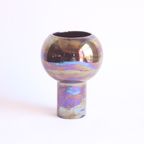 Metallic Glaze Ceramic Vase, 1980S thumbnail 6