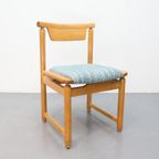 Set Van 4 Eetkamerstoelen Nieuwe Stoffering thumbnail 9