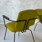 Van Elsrijk Fauteuil 2X Rudolf Wolf Vintage Groen Prijs P/St thumbnail 7