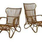 Set Van Twee Belse 8 Model Rotan Stoelen Dirk Van Sliedregt thumbnail 21