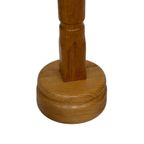 Vintage Pinewood Grenen Tafellamp Gedraaid Jaren 70 Design thumbnail 14
