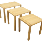 Vintage Nesting Tables Deens Design Salling Stolefabrik 'aarsballe' thumbnail 12
