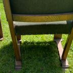 Twee Antieke Groene Fauteuils thumbnail 10