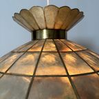 Vintage Mother Of Pearl Hanging Lamp 1970S thumbnail 35