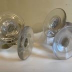 4 X 19e Eeuwse Glazen Absinth Wijnglazen Frans thumbnail 5