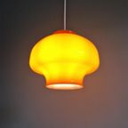 Vintage Oranje Opaline Hanglamp, Jaren 60-70 thumbnail 3