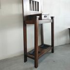 Antieke Arts & Crafts Halmeubel Kapstok (1908) thumbnail 10