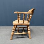 Lichte Engelse Beukenhouten Captain Chair thumbnail 17