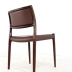 Set Van 2 +2 Stoelen Niels Otto Moller Model 65 + 80 Vintage Palissander thumbnail 14