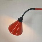 Vintage Ikea Hengellamp Design Rood. thumbnail 5