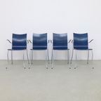 4X Postmoderne Eetkamerstoel Van Kff, 1990S thumbnail 2