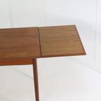 Deens Teak Verlengbare Rechthoekige Eettafel Eetkamertafel Tafel 'Nymark" thumbnail 3