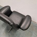 Goldsiegel Vintage Draaifauteuil Zwarte Draaistoel Jare 60 thumbnail 12