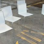 Set Van 6 Desalto 'zip' Eetkamerstoelen, Marco Maran, Italië thumbnail 12