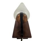 Attr. Philips - Teak - Satijnglas - Messing- Holland - 60'S thumbnail 5