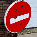Stoer Vintage Verbodsbord Uit Frankrijk Met Kogelgaten😎 thumbnail 6
