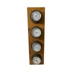 Inproco / Marine Time - Vintage Nautical Instruments And Clock Mounted On Wood thumbnail 2