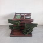 Unieke En Zeldzame Jaren 50 Green Brothers 'foldable' Regisseursstoelen Bridge Tafelset thumbnail 31