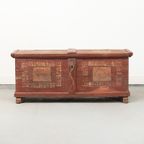 Antieke Beschilderde Bruidskist 1854 thumbnail 7