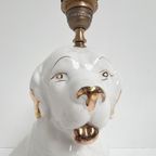 Vintage Tafellamp Van Keramieken Labrador thumbnail 9
