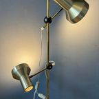 Mid Century Vloerlamp Met Aluminium Spots / Space Age Standing Light thumbnail 4