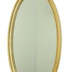 Grote Ovale Gouden Spiegel Hollywood Regency Stijl 70Cm thumbnail 10