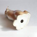 Porcelain Lynx Or Bobcat Sculpture By Lomonosov, Ussr thumbnail 10