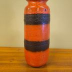 Vintage West Germany Vaas Vaasje Oranje Bruin thumbnail 3