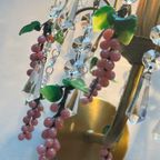 10 Beschikbaar Roze Murano Handgemaakte Kristal Druiven Vintage Wandlampen thumbnail 4