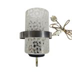Vintage Wandlamp - Gesatineerd Glas - Messing - Teak - Scandinavisch - 60'S thumbnail 7