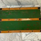 Een Hutkoffer/ Reiskist Oftewel "steamer Trunk", 1e Kwart 20e Eeuw thumbnail 5