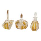 Vintage Phönix Amber Toiletset Parfumset Boudoir Bleikristal thumbnail 17