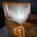 Vintage Leren Fauteuils- Bruin thumbnail 6