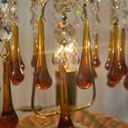 Teardrop Tafellampen Gefumeerd Rook Murano Hollywood thumbnail 9