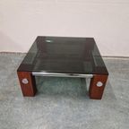 70's Brutalistische Vintage Salontafel Coffeetable thumbnail 11