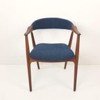 Set Van 2 Deense Vintage Farstrup Stoel Blauw Thomas Harlev thumbnail 5