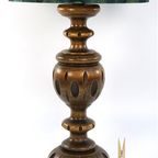 Vintage Houten Lampvoet Bewerkt thumbnail 5