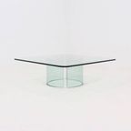 Italian Modern Glass Coffee Table By Gallotti & Radice 1970S thumbnail 7