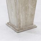 Italian Modern Travertine Umbrella Stand 1970S thumbnail 8