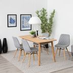 Tarnaby Eetkamertafel - 150x80 Cm - Eiken thumbnail 8