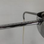 Cascade Hanglamp Met 5 Witte Glazen Bollen, Jaren 70 thumbnail 8