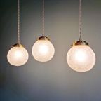 Art Deco Hanglamp Van Gesatineerd Glas (5 Beschikbaar) thumbnail 12