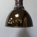 Grote Zwart Emaille Bauhaus Fabriekslamp thumbnail 17
