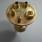 Art Nouveau Brass Smoke Table thumbnail 11